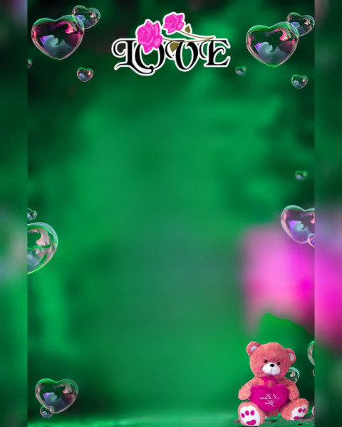 Love Teddy CB Editing Background HD Free