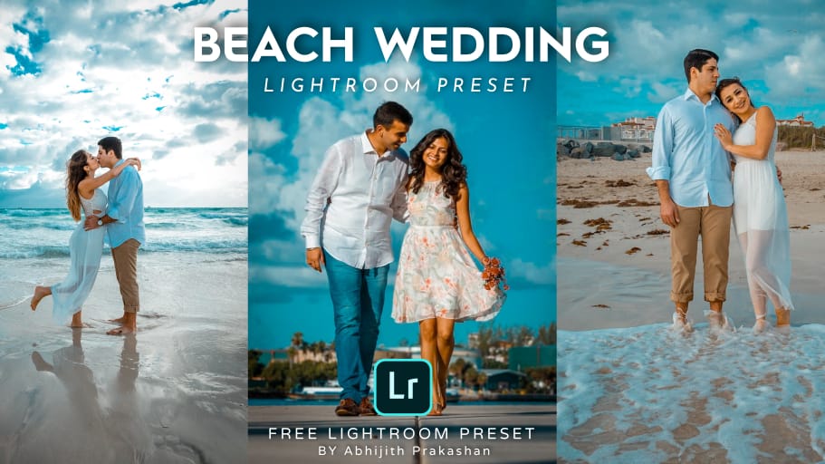 Beach wedding lightroom preset