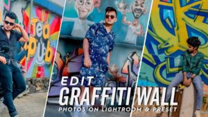 Graffiti wall lightroom preset 2022