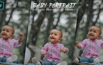 Baby Portrait Photoshoot Preset Free Lightroom Mobile Premium Presets