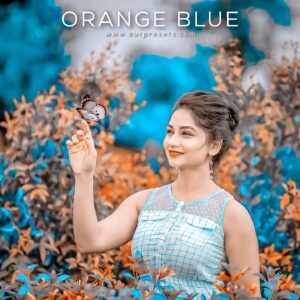 Orange and blue lightroom preset | blue and orange preset download