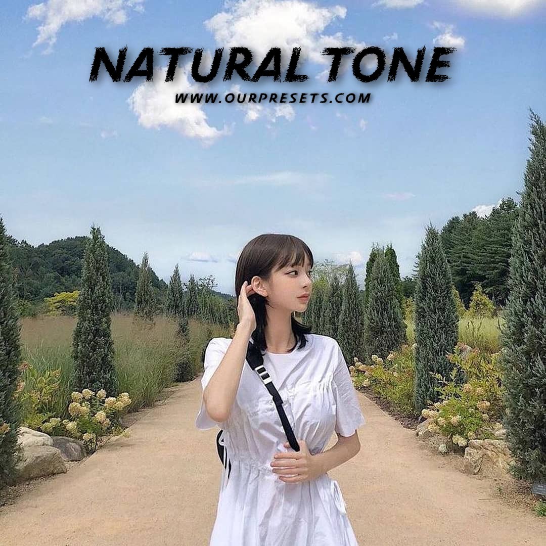 Natural tone lightroom preset