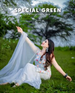 Special green lightroom preset