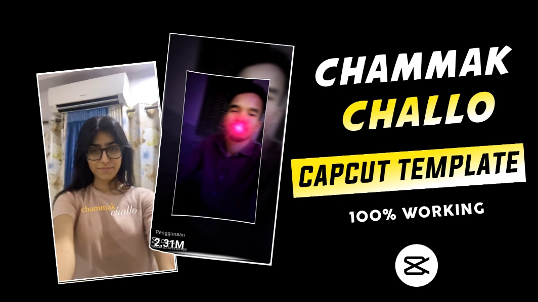 Chammak Challo CapCut Template 100% Working Link