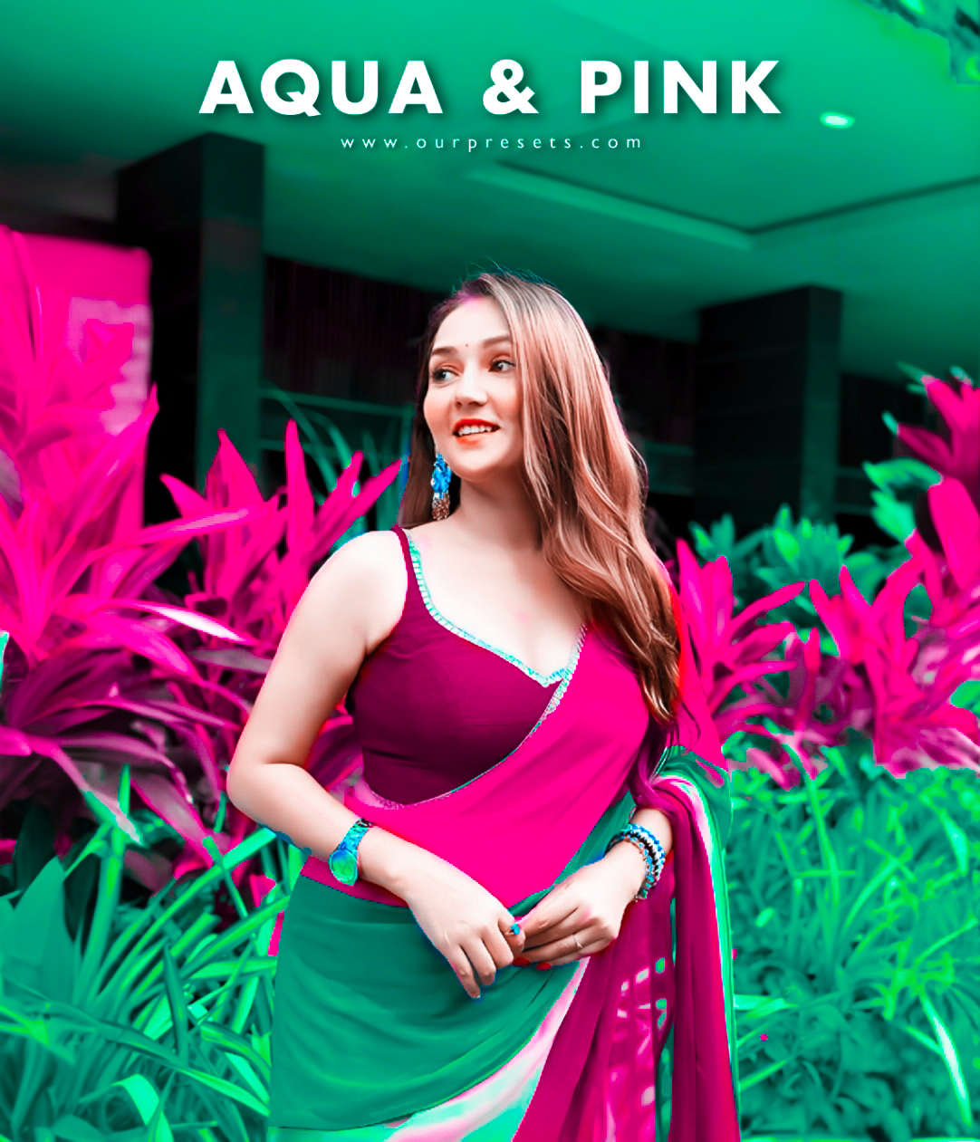 Aqua And Pink Lightroom Preset Download In One Click