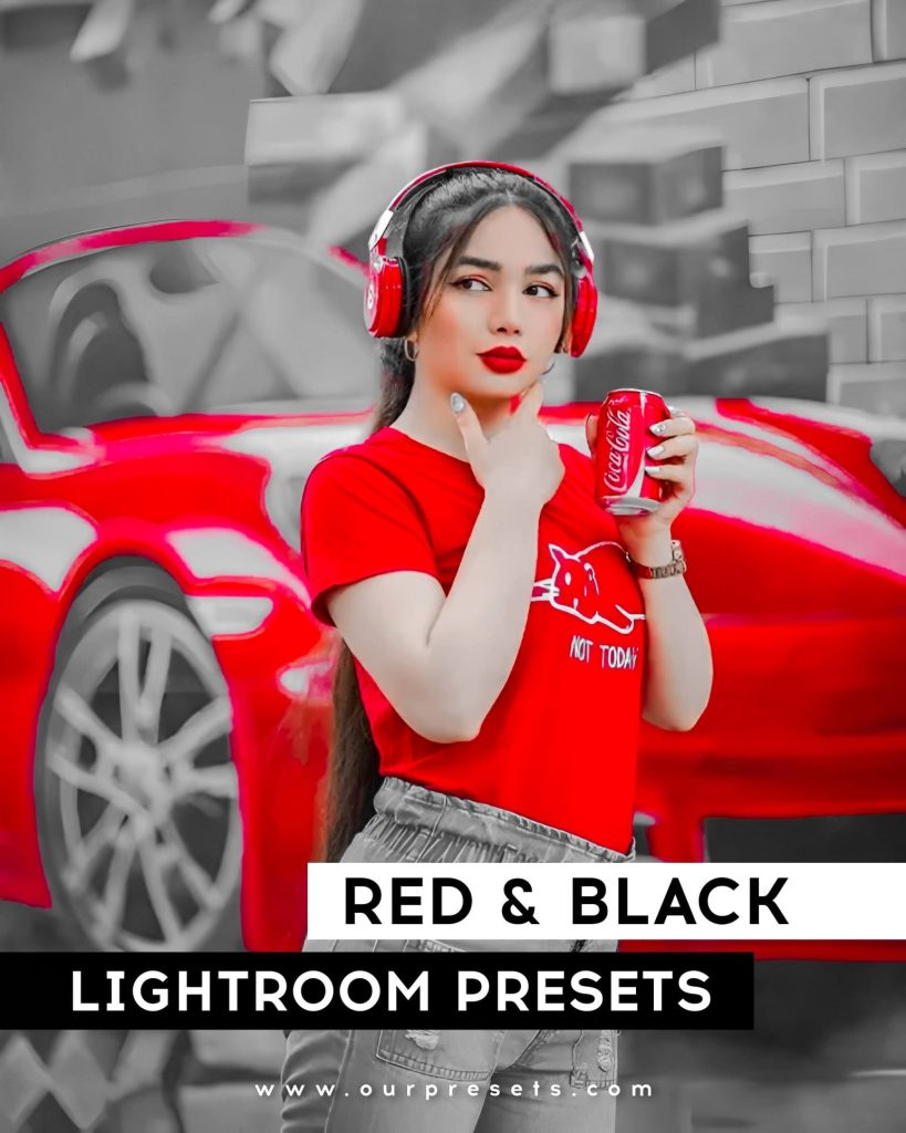 Red And Black Lightroom Preset 2024